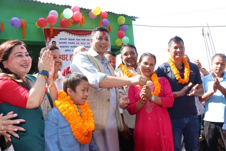 मुख्यमन्त्री बानियाँको तलबबाट मिठुमायाको सपनाको घर